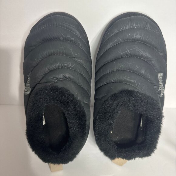 The North Face Women's Quiklted Slippers Size S Black Thermoball Traction Mule - Picture 5 of 8